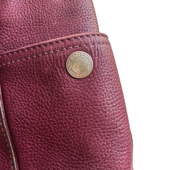 Coach F11347 Chelsea Berry Pebbled Leather Tote Shoulder Bag - Picture 6 of 16